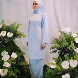 Sultanah Kurung Moden Powder Blue