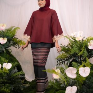 Salmah Kurung Kedah Maroon