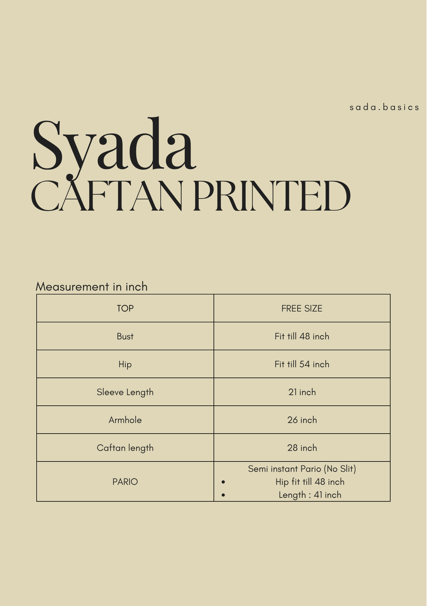 Syada Caftan Pario Sky Blue - Image 2