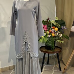 CLEARANCE: Shelby Kurung Moden Grey
